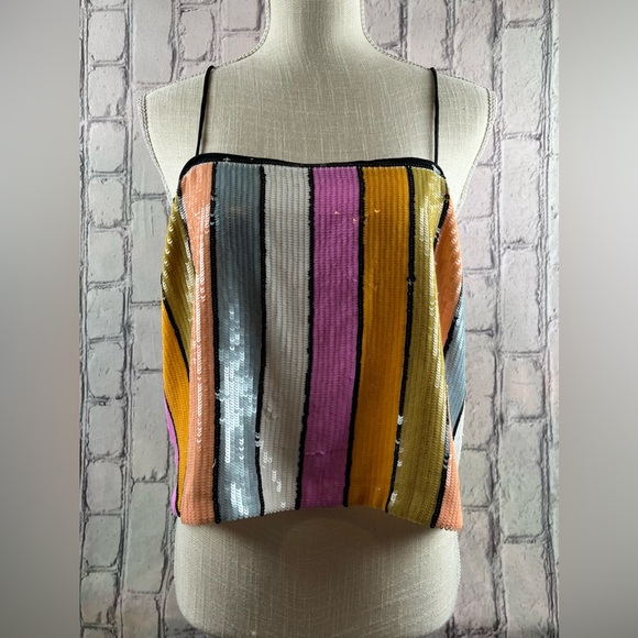 Veronica Beard Tops - Veronica Beard Size:12 Women Harmoni Multi Color Stripe Tank Top
